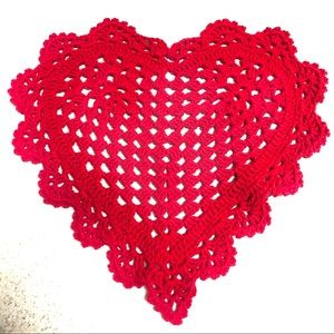 Red Heart ♥️ Doily Crochet